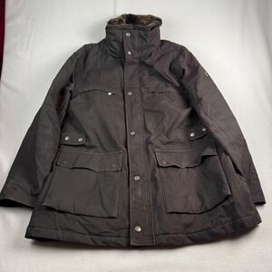 Wellensteyn Monte Carlo Mens XL Black Herringbone Waterproof Winter Parka Jacket